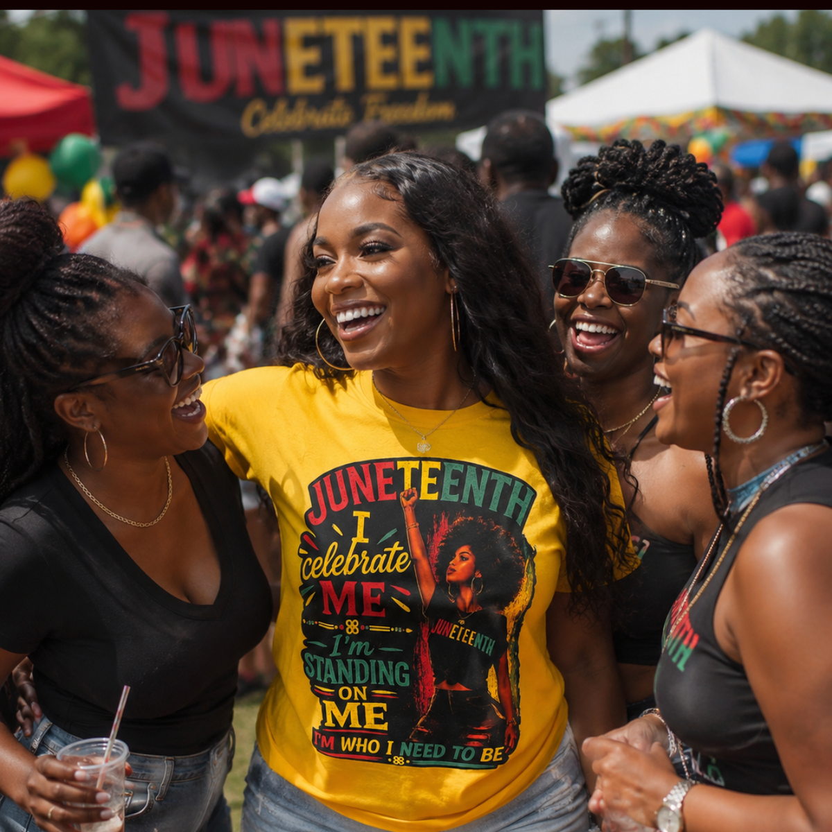 Juneteenth I Celebrate Me T-Shirt