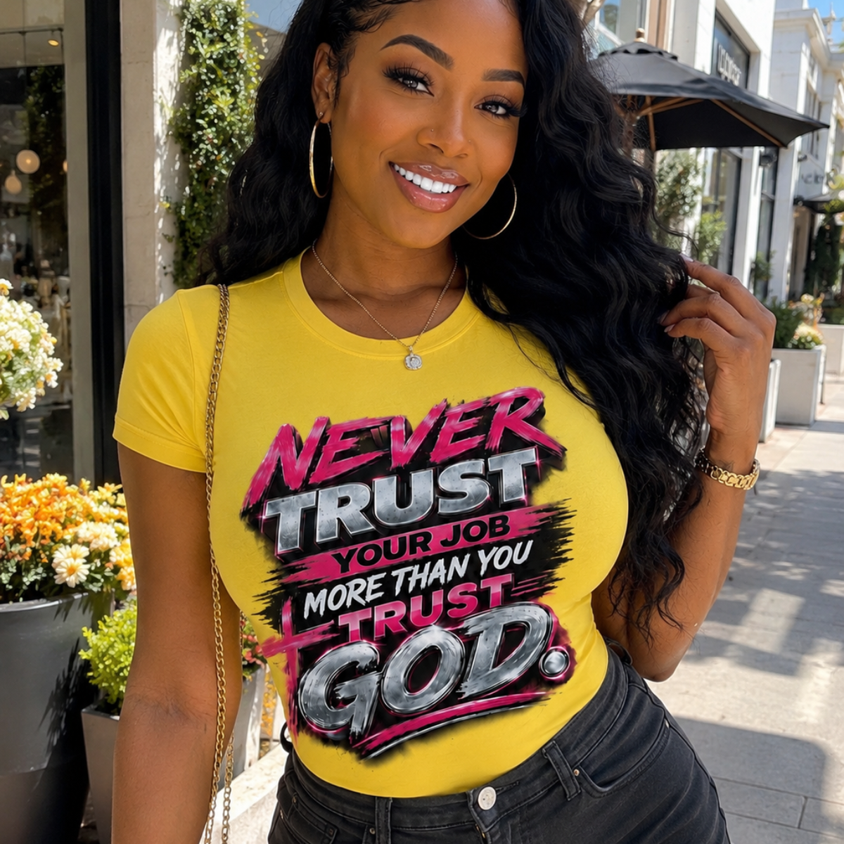 Never Trust Your Job More Than You Trust God T-Shirt