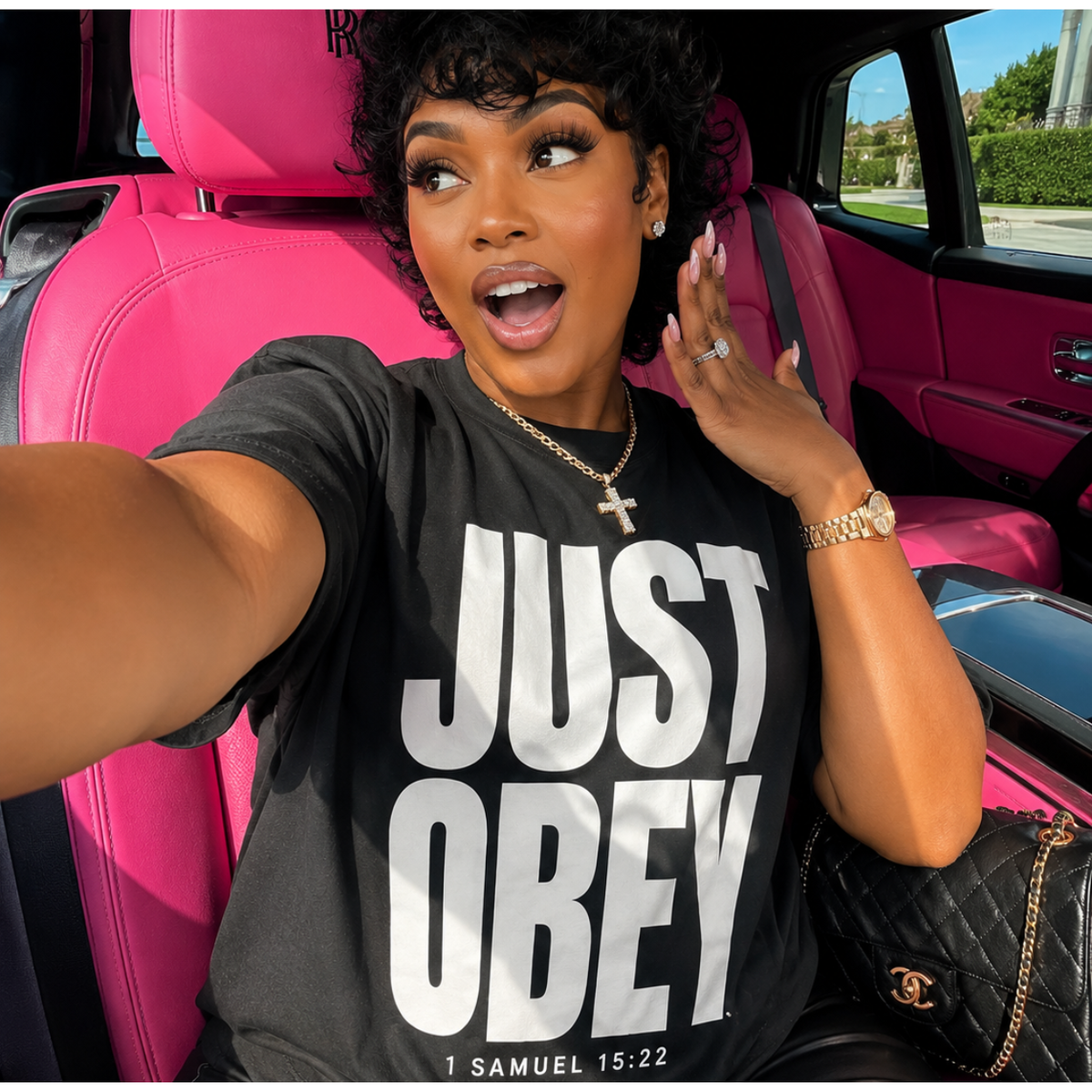Just Obey T-Shirt – 1 Samuel 15:22
