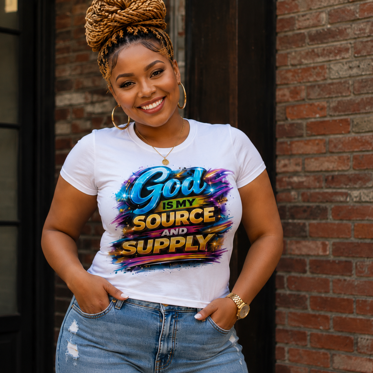 God Is My Source and Supply T-Shirt