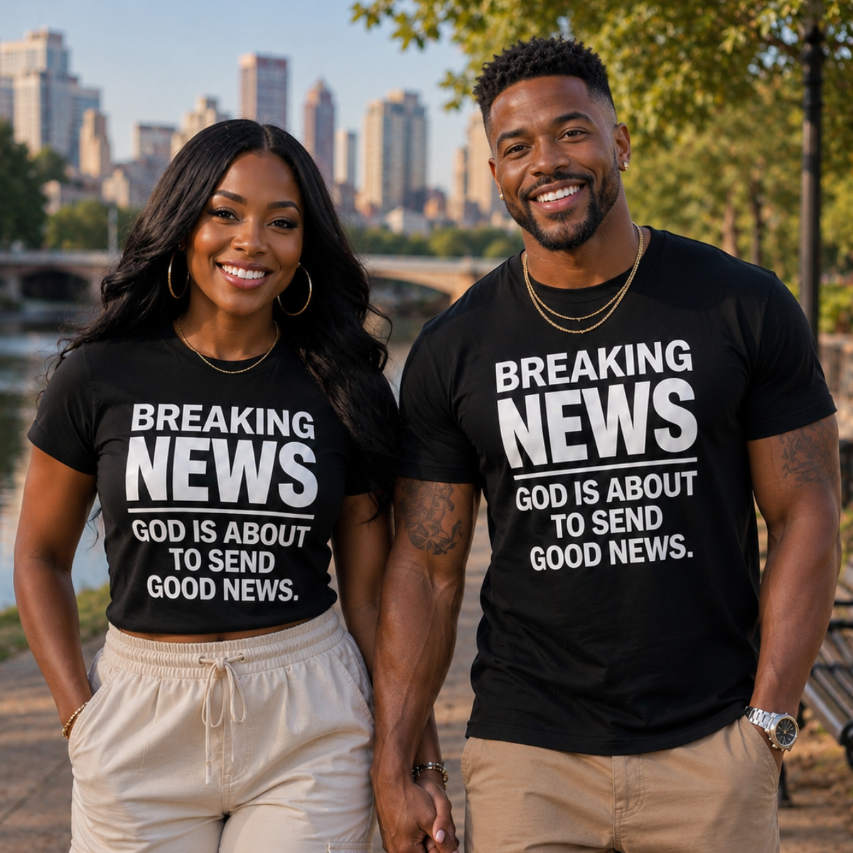 Breaking News God Is About To Send Good News T-Shirt