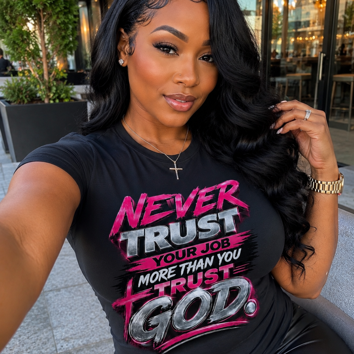 Never Trust Your Job More Than You Trust God T-Shirt