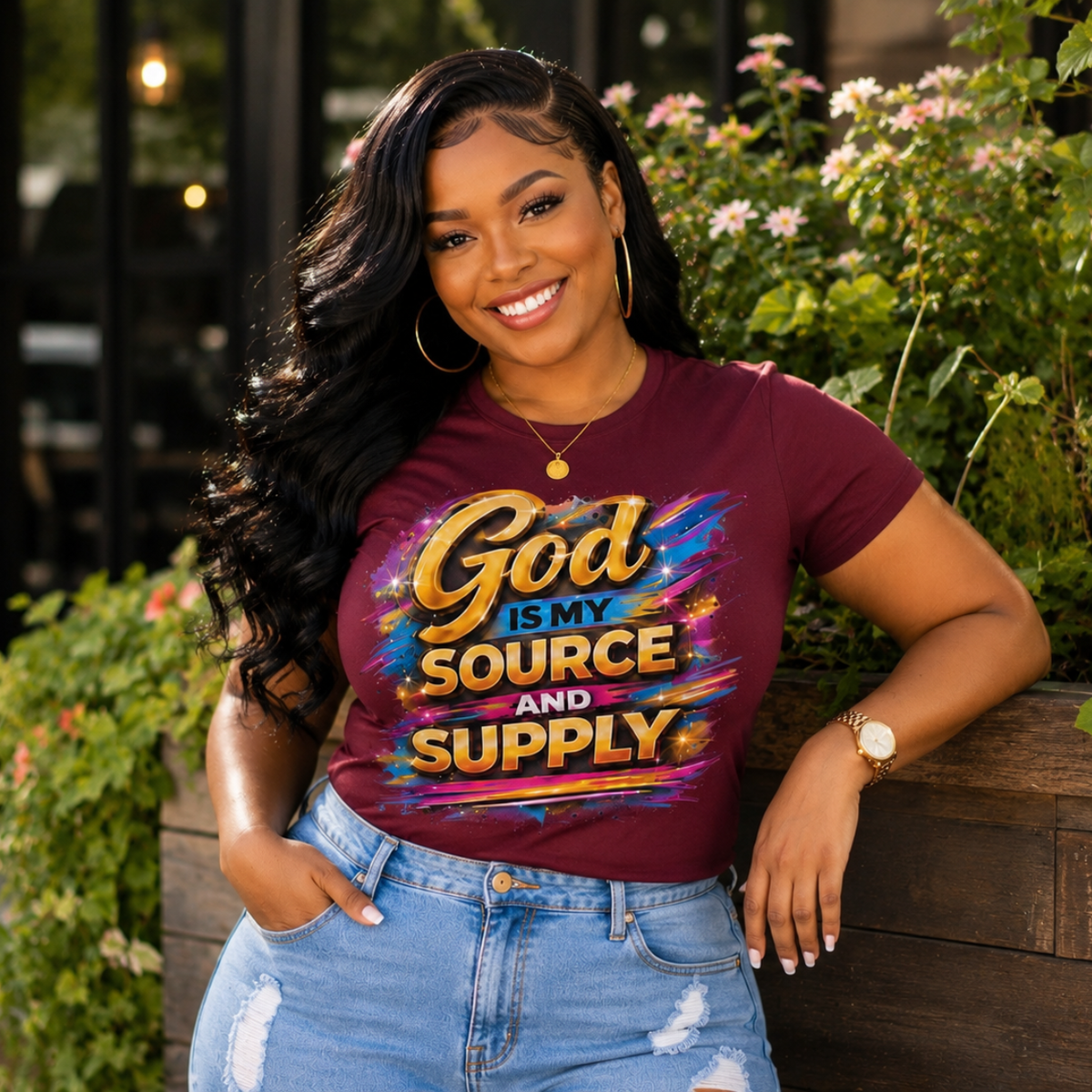 God Is My Source and Supply T-Shirt