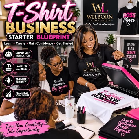 T-Shirt Business Starter Blueprint course promo image