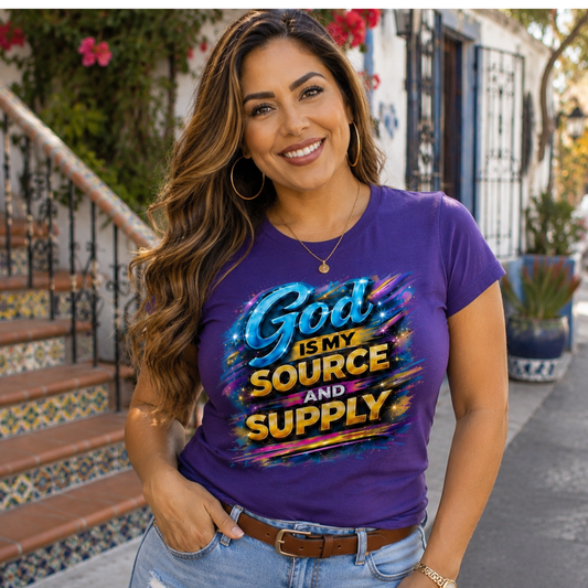 God Is My Source and Supply T-Shirt
